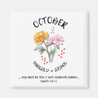 Geburtsmonat Blume OKTOBER Christlich