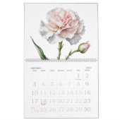 Geburtsmonat Blume Wasserfarben Kalender (Jan 2027)