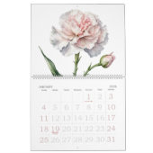 Geburtsmonat Blume Wasserfarben Kalender (Jan 2026)