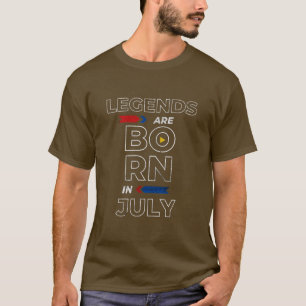 Geburtsmonat Coole Legenden, die im Juli Geburtsta T-Shirt