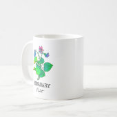 Geburtsmonat Februar Violet Kaffeetasse (Vorderseite Links)
