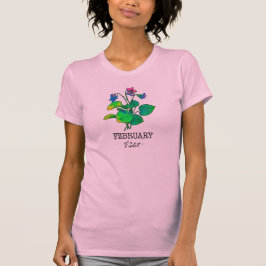 Geburtsmonat Februar Violet T-Shirt