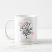 Geburtsmonat Geburtstag des Sagittarius zodiac Blu Kaffeetasse (Links)