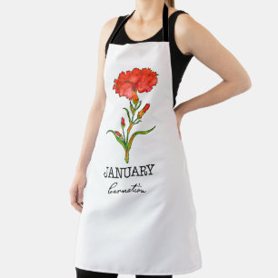 Geburtsmonat Januar  Schürze