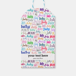 Geburtsmonat Juli Geschenkanhänger