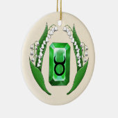 Geburtsmonat May Taurus Keramikornament (Rechts)