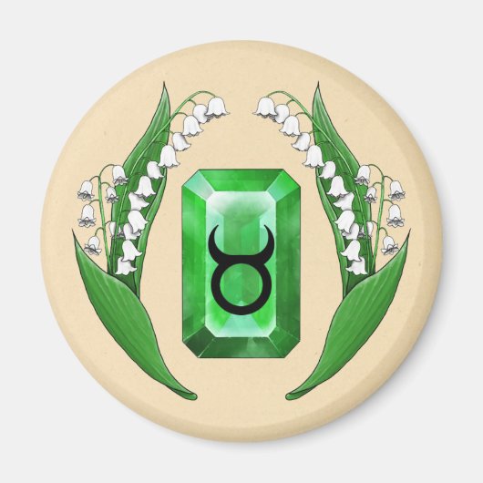Geburtsmonat May Taurus Magnet (Vorne)
