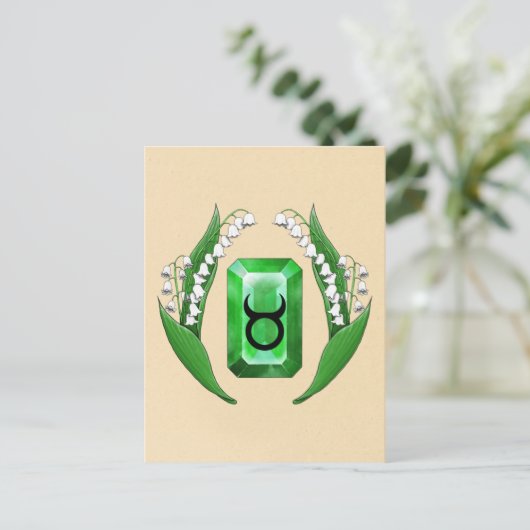 Geburtsmonat May Taurus Postkarte (Stehend Vorderseite)