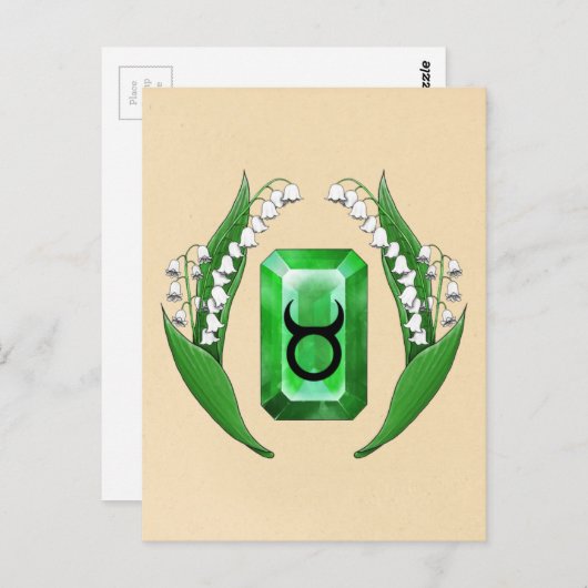 Geburtsmonat May Taurus Postkarte (Vorne/Hinten)