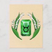 Geburtsmonat May Taurus Postkarte (Vorderseite)