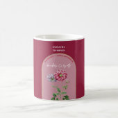 Geburtsmonat November Chrysanthemum Kaffeetasse (Mittel)