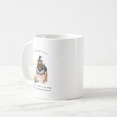 Geburtsmonat Oktober Mädchen | Monogramm  Kaffeetasse (Vorderseite Links)