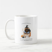 Geburtsmonat Oktober Mädchen | Monogramm  Kaffeetasse (Links)