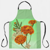 Geburtsmonat Oktober Marigold All-over Print-Schür Schürze (Vorderseite)