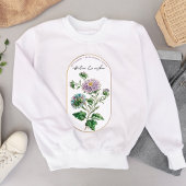 Geburtsmonat September Geburtstag Blume Sweatshirt