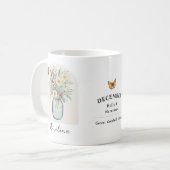 Geburtsmonats-Blumen-Tasse Dezember Kaffeetasse (Vorderseite Links)
