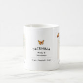 Geburtsmonats-Blumen-Tasse Dezember Kaffeetasse (Mittel)