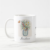 Geburtsmonats-Blumen-Tasse Dezember Kaffeetasse (Links)