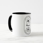 Geburtsmonatsblume März Kirschblüte Tasse (Vorderseite Links)
