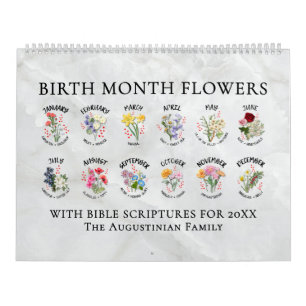 GEBURTSMONATSBLUMEN 2026 Christlich Kalender