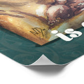 Geburtsnachweis "Phantastisch!" Poster (Ecke)