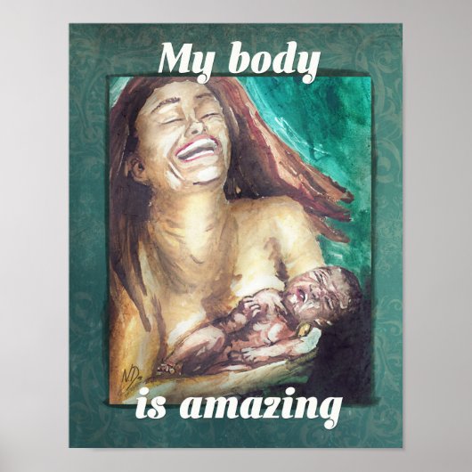 Geburtsnachweis "Phantastisch!" Poster (Vorne)