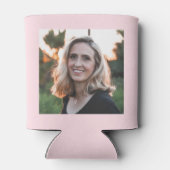 Geburtsname 1946 Chic Pink Gray Foto Dosenkühler (Rückseite)