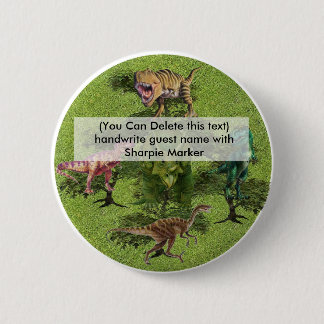Geburtsname Button Favoriten für Dinosaurier-Party