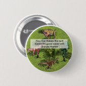 Geburtsname Button Favoriten für Dinosaurier-Party (Vorne & Hinten)