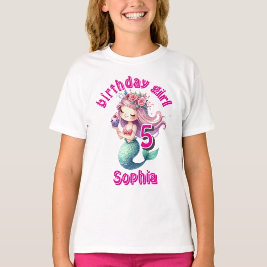 Geburtsname der Meerjungfrau T-Shirt (Vorderseite)