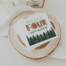 Geburtsname Rustikale Grüne Bäume