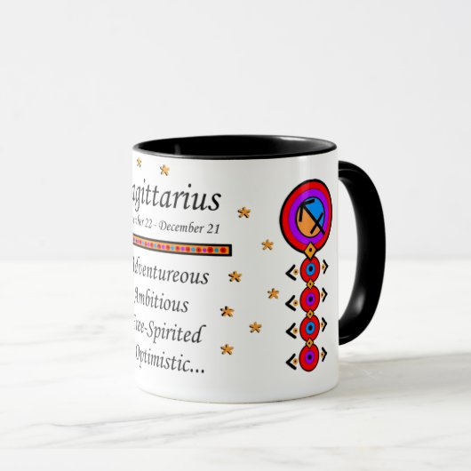 Geburtsname Sagittarius Totem-Tasse Tasse (VorderseiteRechts)