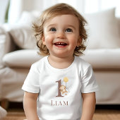 Geburtsnummer des kleinen Affen Baby T-shirt
