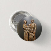 Geburtsort Abraham Lincoln Button (Vorne & Hinten)