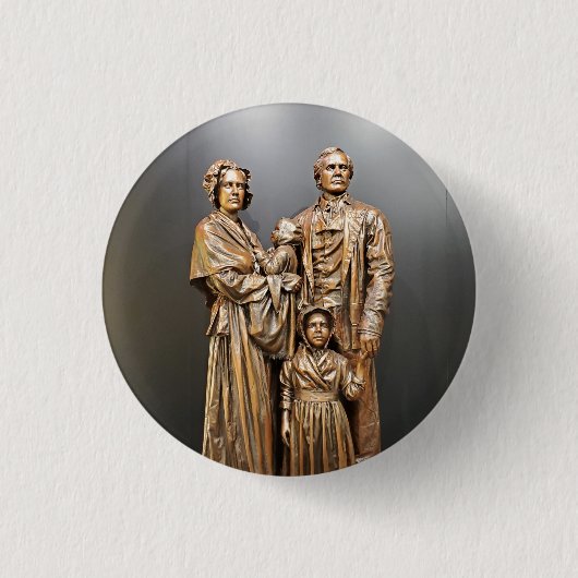 Geburtsort Abraham Lincoln Button (Vorderseite)