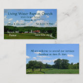 Geburtsort der Visitenkarte (Vorne/Hinten)