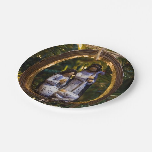 Geburtsort Pappteller (Schrägansicht)