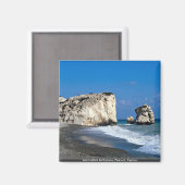 Geburtsort von Aphrodite, Pissouri, Zypern Magnet (Vorderseite/Rückseite)