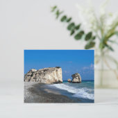 Geburtsort von Aphrodite, Pissouri, Zypern Postkarte (Stehend Vorderseite)