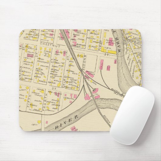 Geburtsort von Dover Ward 2-3 Mousepad (Mit Mouse)
