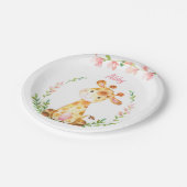 Geburtsplatte Pappteller (Schrägansicht)