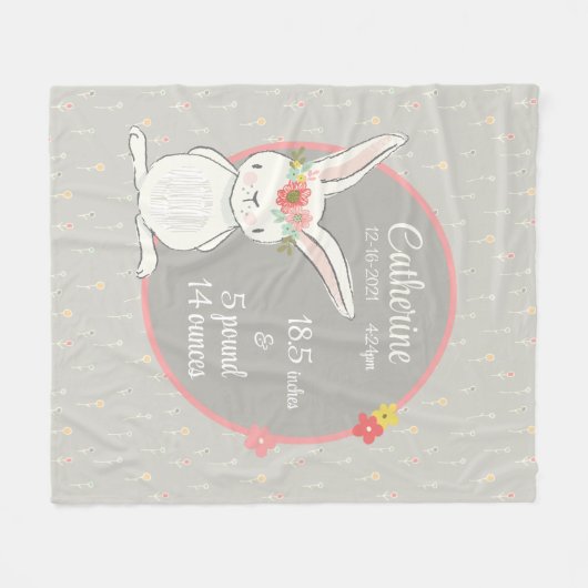 Geburtsstaates mit wenig Sonnenschein Fleecedecke (Vorderseite (Horizontal))