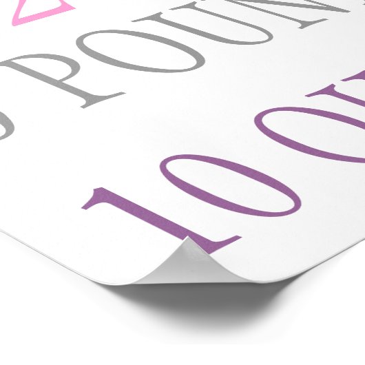 Geburtsstaates Poster (Ecke)