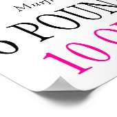 Geburtsstaates Poster (Ecke)