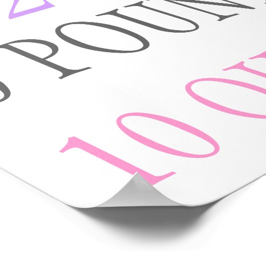 Geburtsstaates Poster (Ecke)