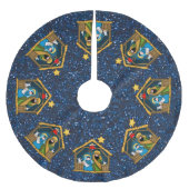 Geburtsstallenrock Polyester Weihnachtsbaumdecke (Vorderseite)