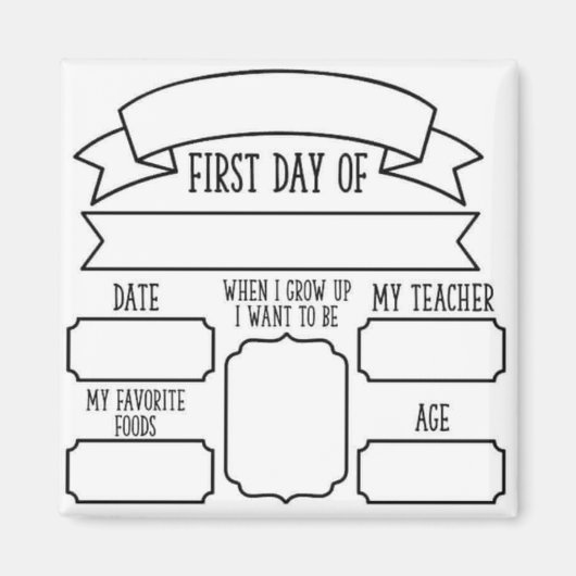 Geburtsstaten von Neugeborenen Magnet (Vorne)