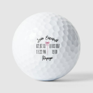 Geburtsstatistik Geburtsanzeige Individuelles Erin Golfball
