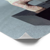 Geburtsstatuette Poster (Ecke)