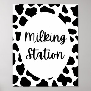 Geburtsstunde der Heiligen Kuh Melkstation Schild